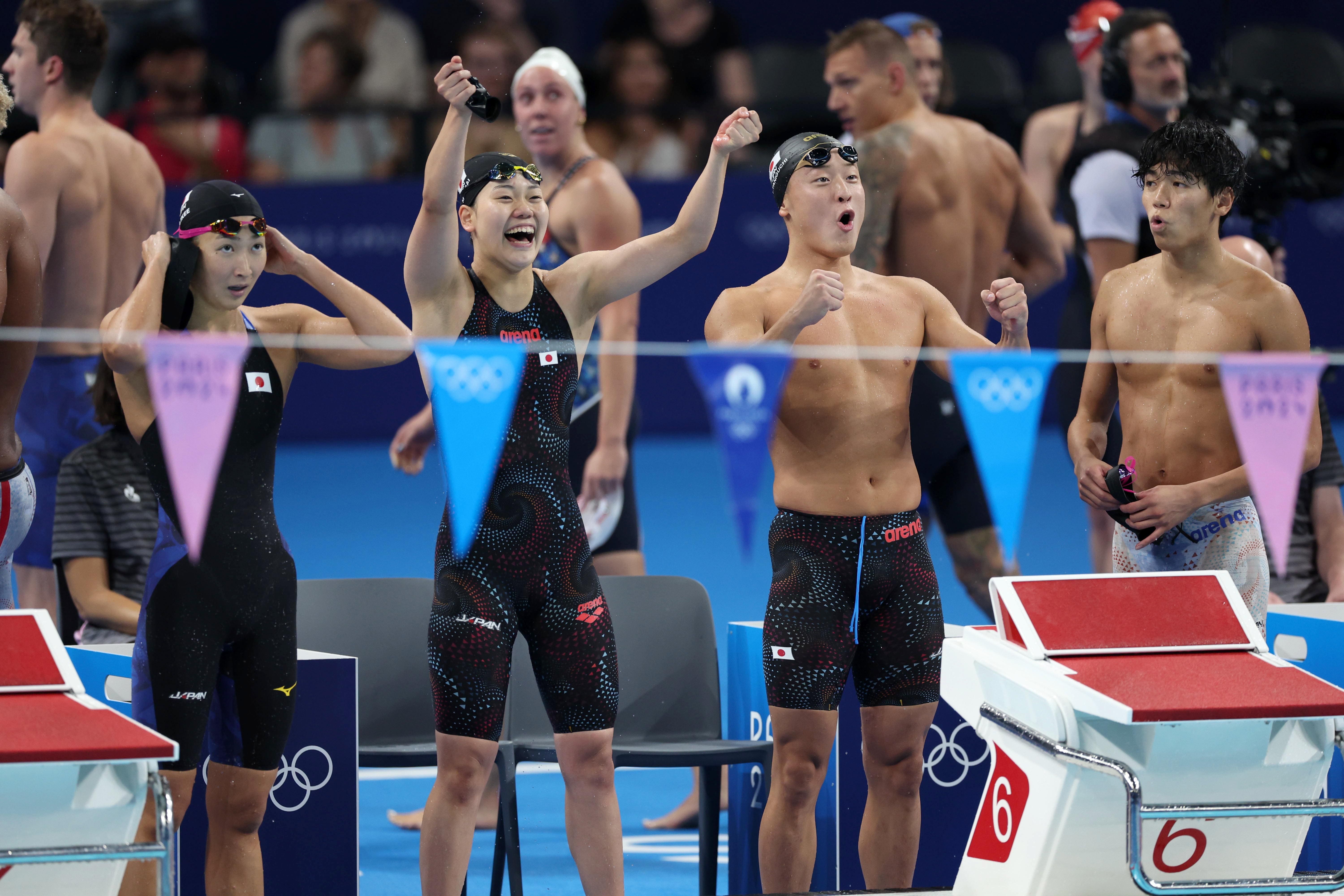 パリ2024大会 競泳 混合4x100mメドレーリレー 予選