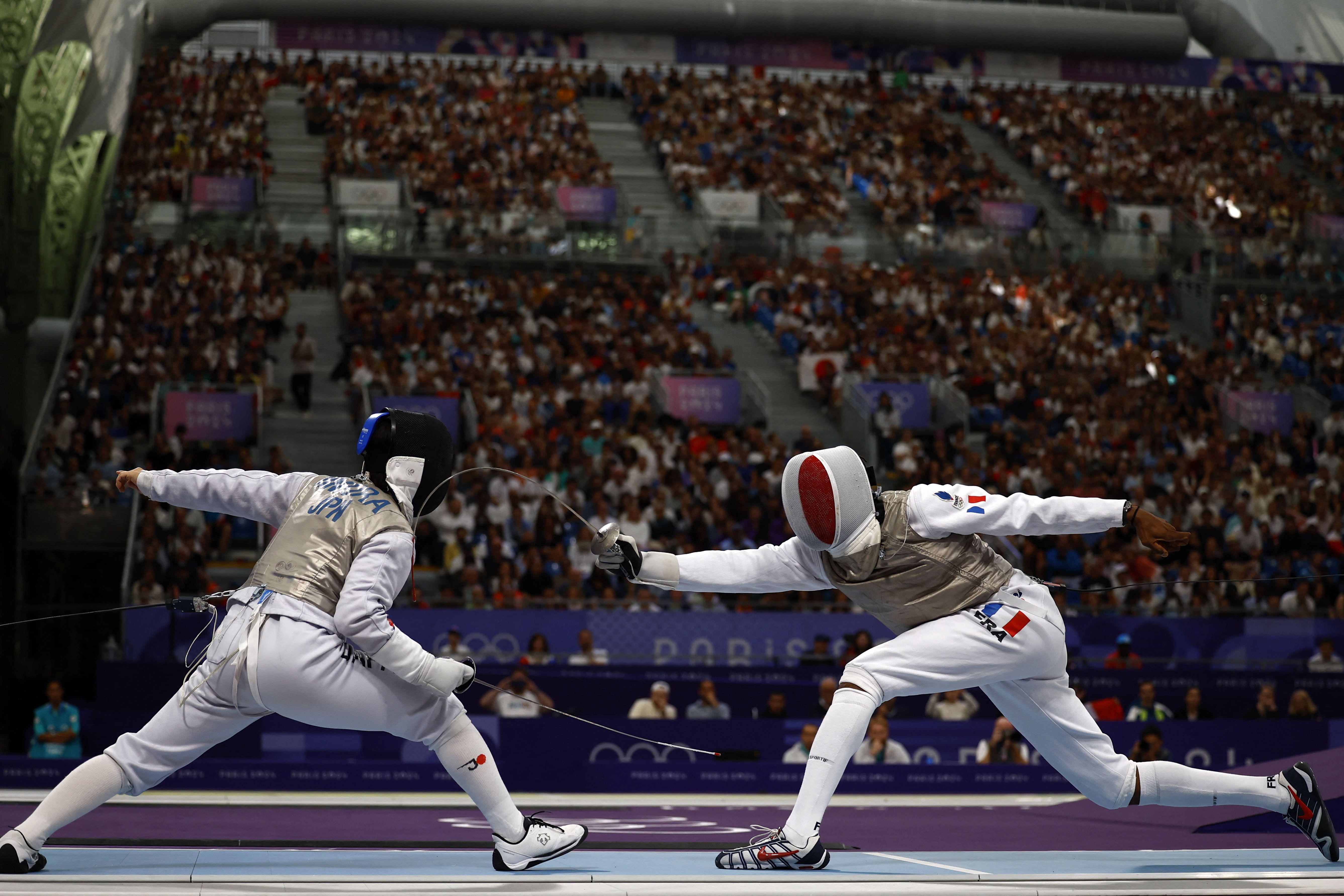 パリ2024大会 フェンシング 男子フルーレ団体 準決勝