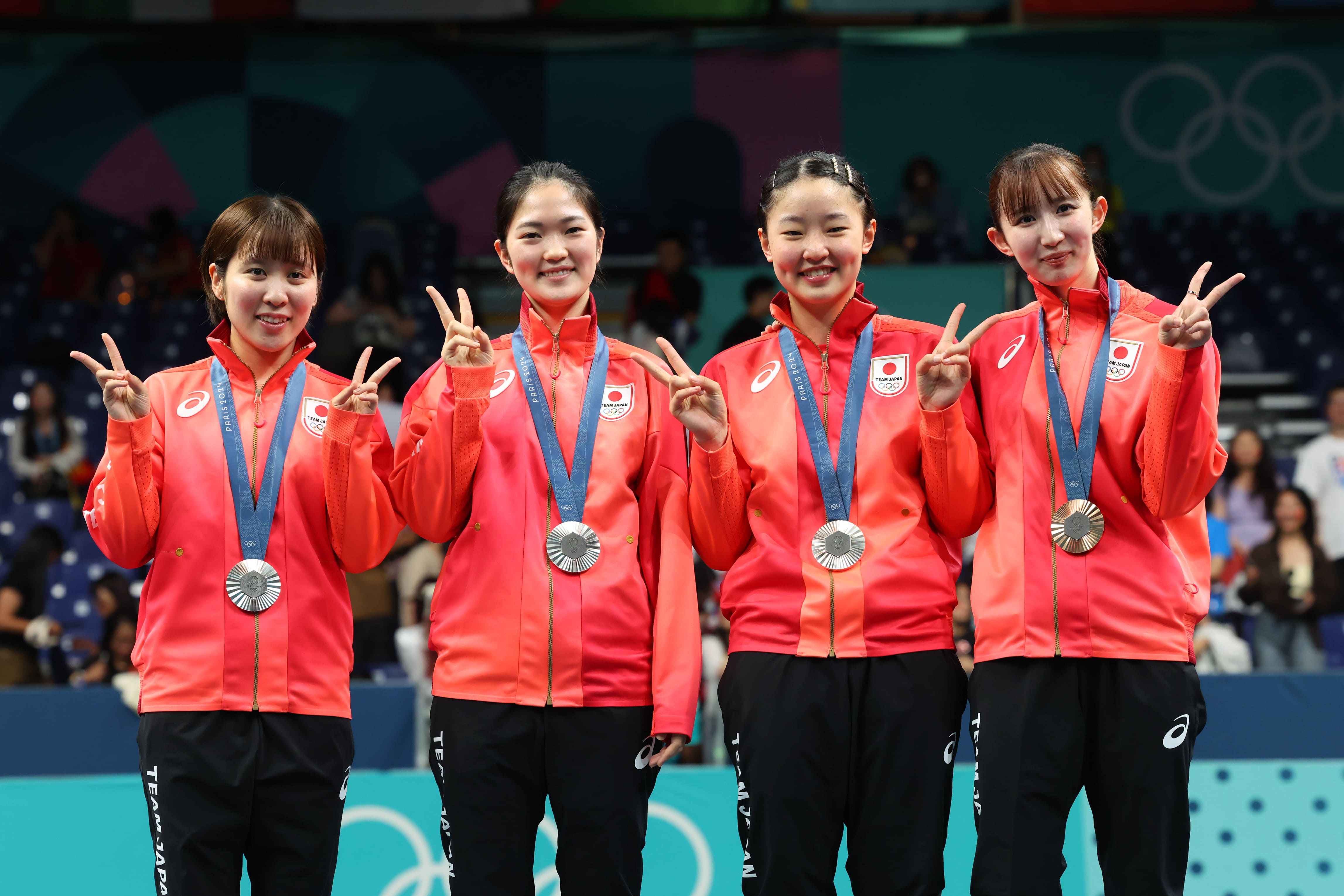 パリ2024大会 卓球女子チーム