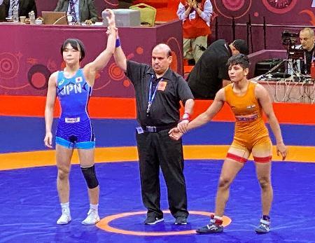 藤波が１１９連勝、吉田に並ぶ 女子レスリング、１９歳