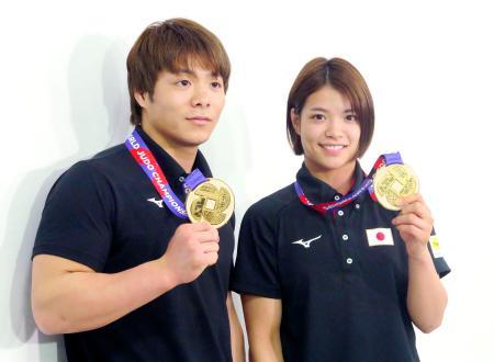 ４度目Ｖの阿部兄妹が帰国 世界柔道、パリ五輪へ照準