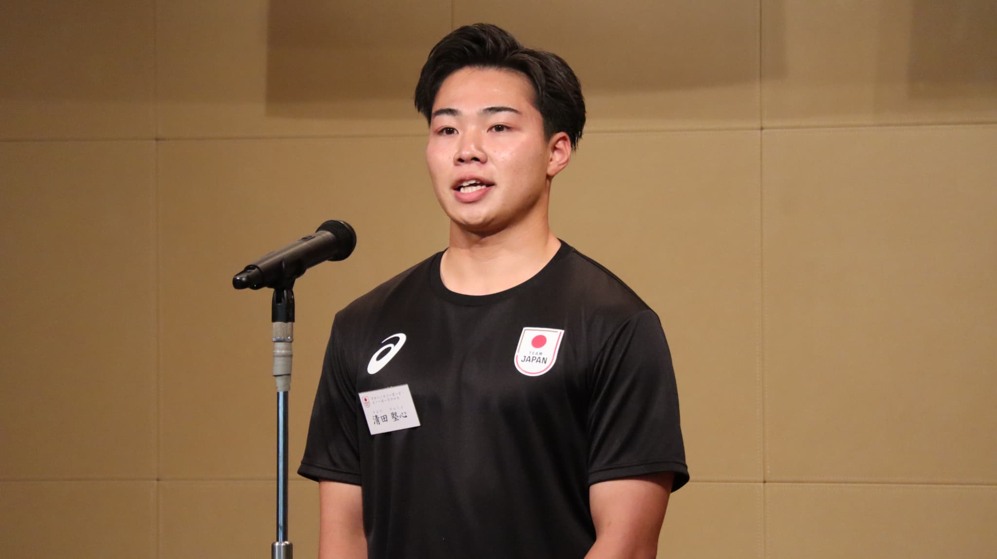 清田堅⼼選手（写真：JOC）