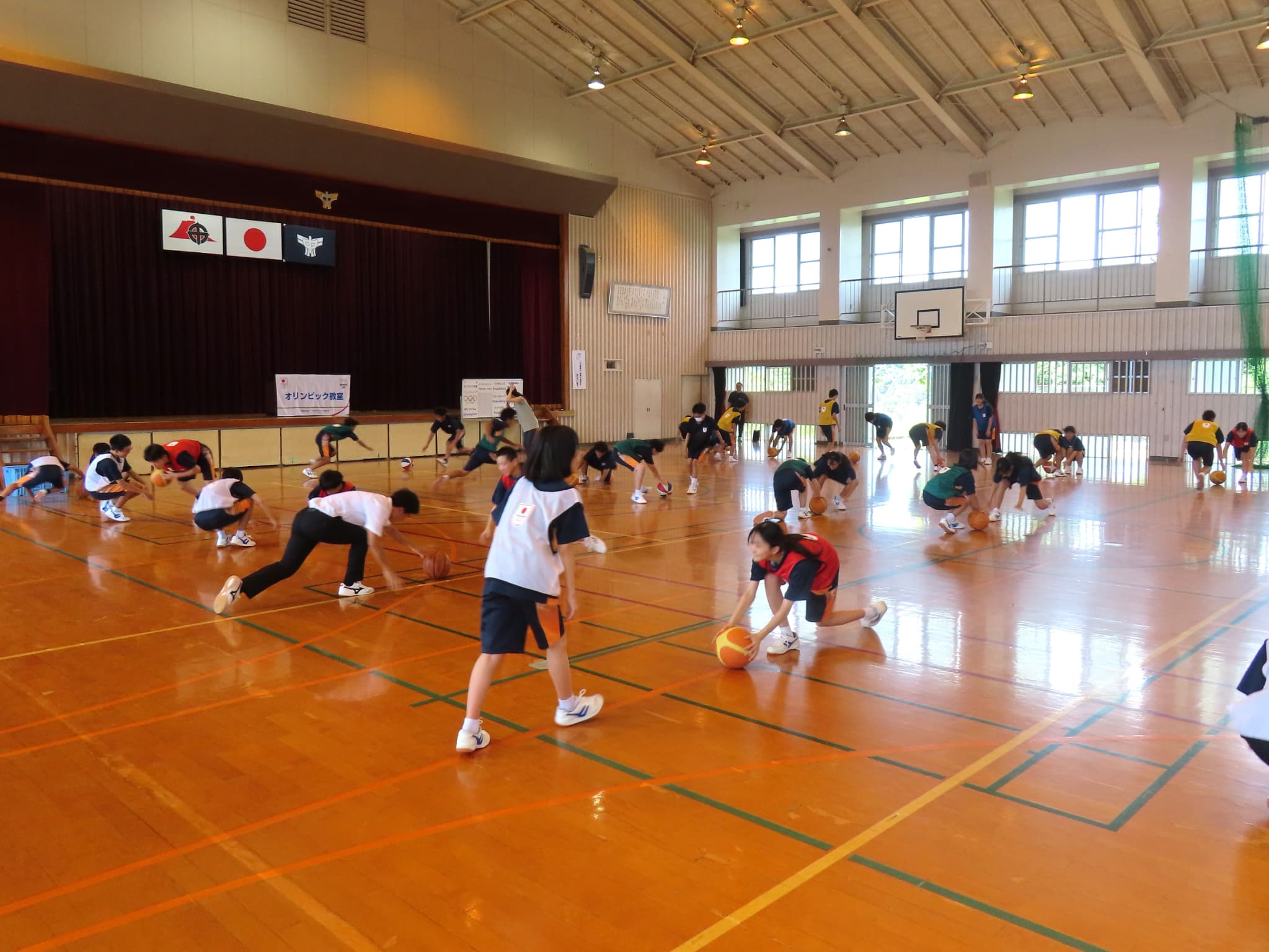 ボール取り競争