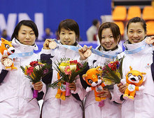 ショートトラック ｜神野由佳選手 ｜古屋由布子選手 ｜伊藤亜由子選手 ｜酒井智美選手